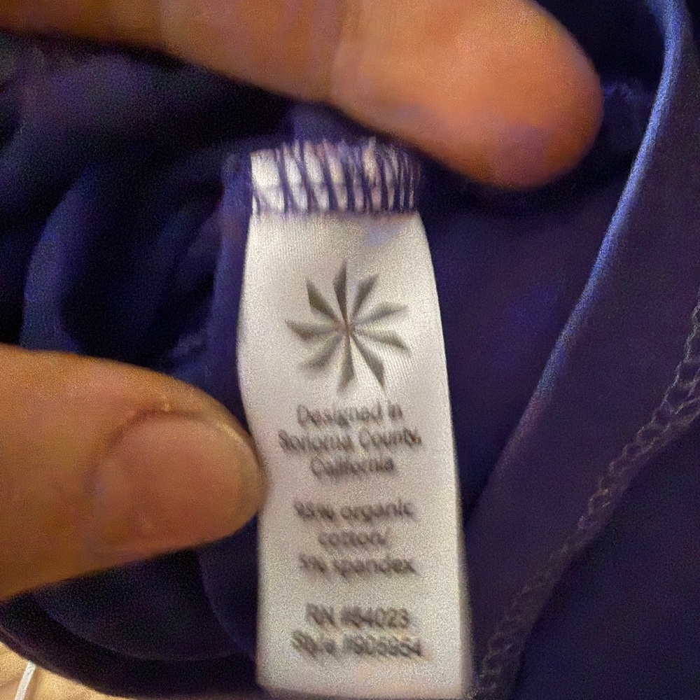Athleta Tank dress Organic Cotton Mini. stretchy. Royal blue periwinkle - Picture 2 of 8